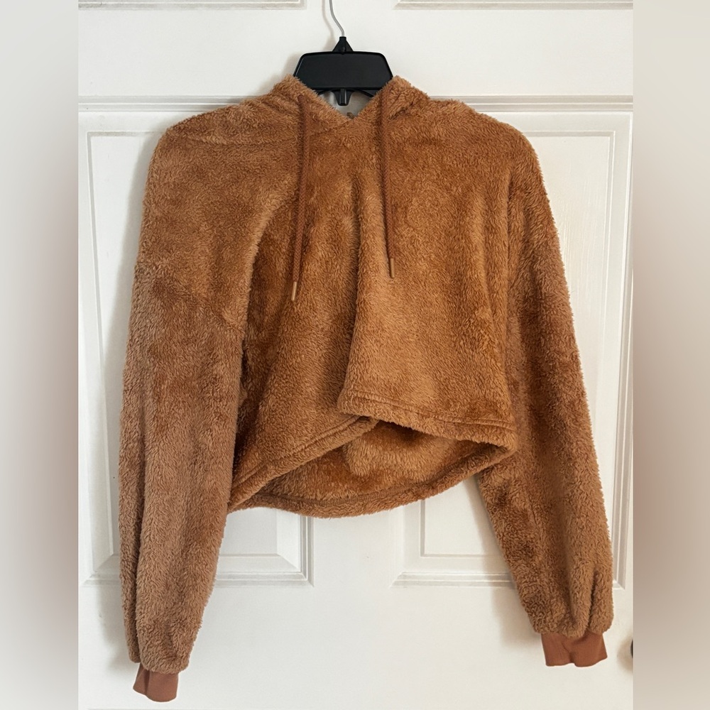 Forever 21 Cozy Tan Teddy Jacket